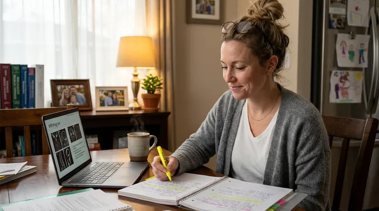 The classroom content is online. The skills you'll learn hands-on at one of our 334+ clinical partner sites nationwide.