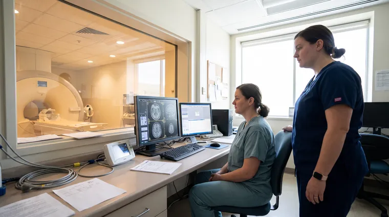 MRI aides already work the suite. The jump to technologist is protocol, magnet safety, and the registry — not another support title.