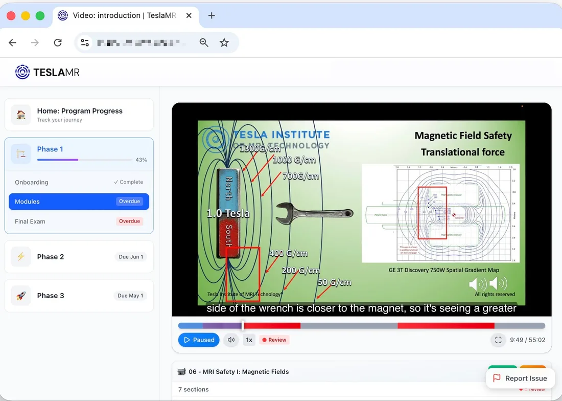 Video lecture and quiz review from the student perspective
